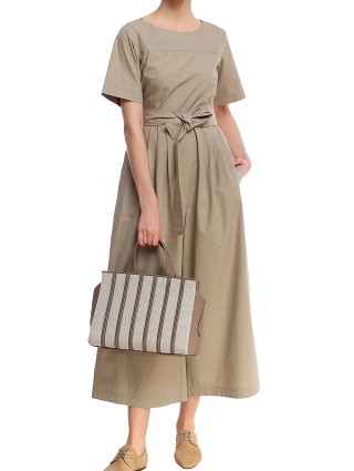 Тёмно-серая сумка MAX MARA: фото 1 - Invogue